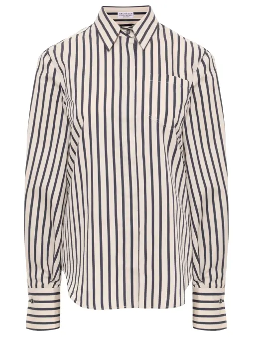 Рубашка хлопковая BRUNELLO CUCINELLI