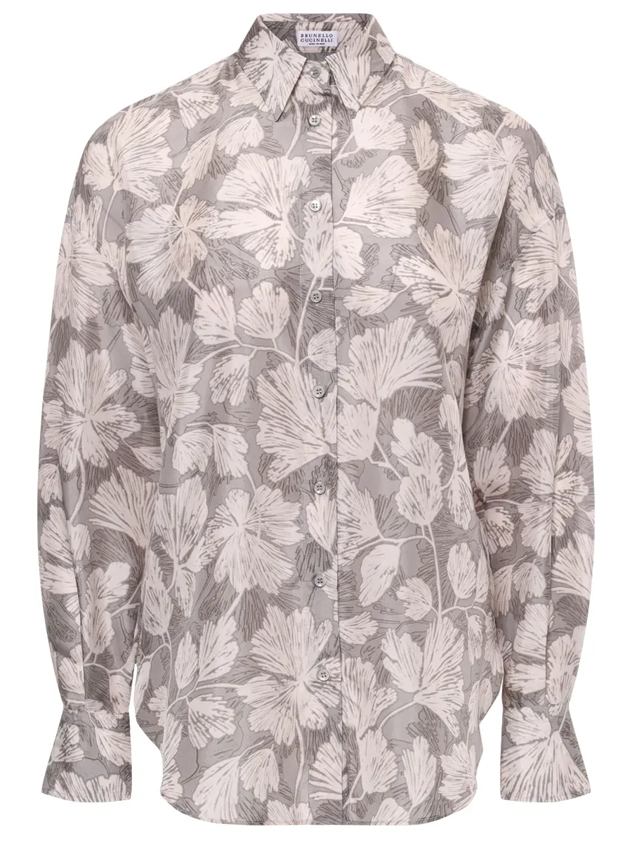 Блуза шелковая