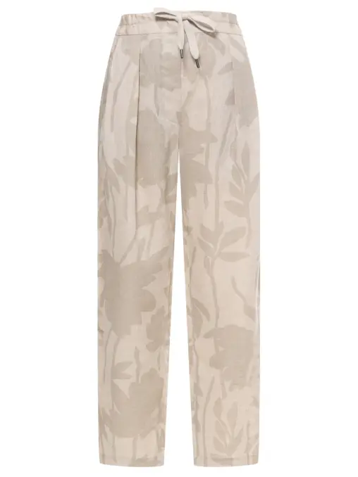 Брюки льняные BRUNELLO CUCINELLI