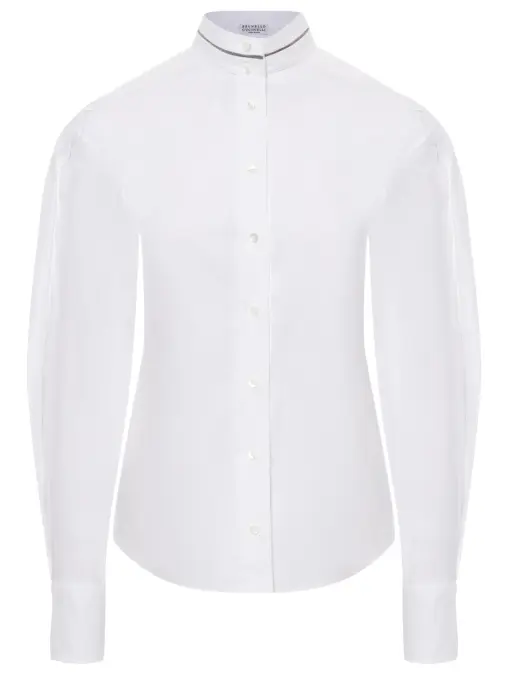 Блуза хлопковая BRUNELLO CUCINELLI