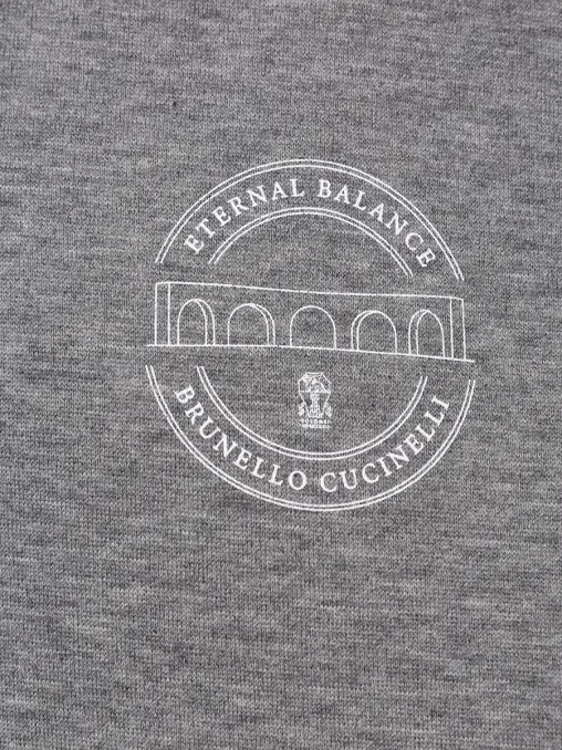 Толстовка однотонная BRUNELLO CUCINELLI
