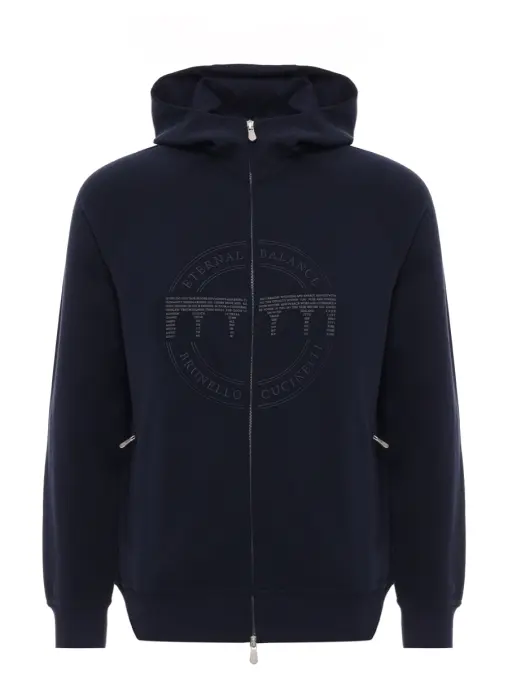 Толстовка хлопковая BRUNELLO CUCINELLI