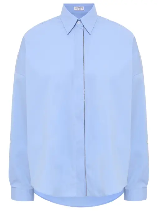 Рубашка хлопковая BRUNELLO CUCINELLI