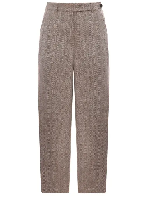 Брюки льняные BRUNELLO CUCINELLI