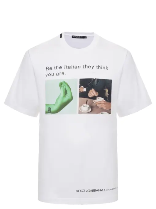 Футболка хлопковая DOLCE & GABBANA