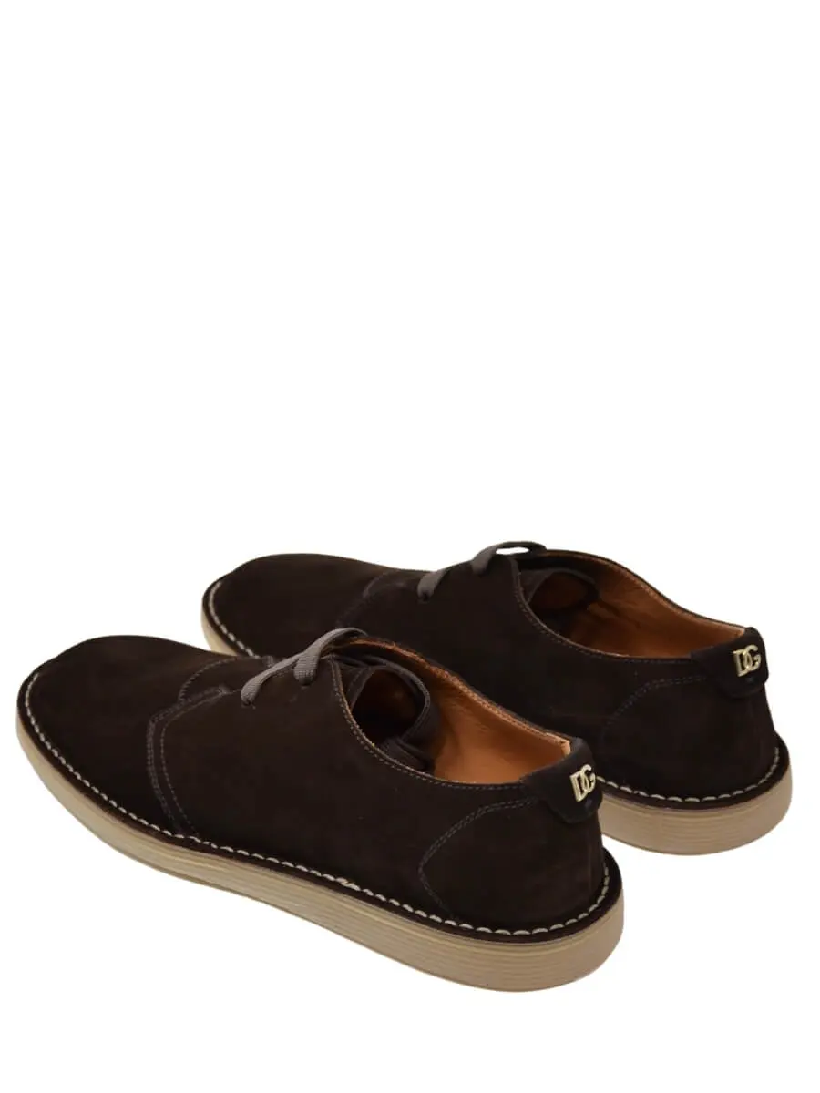 Дерби замшевые