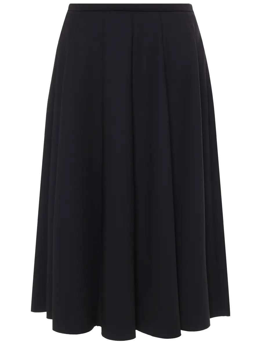 Юбка однотонная