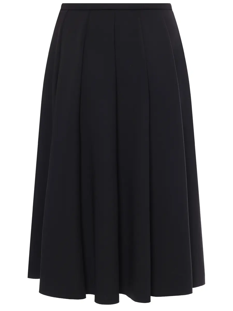 Юбка однотонная