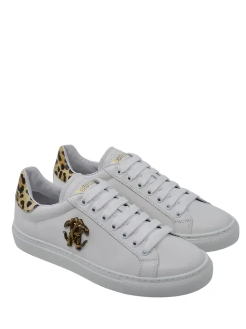 Кеды кожаные ROBERTO CAVALLI