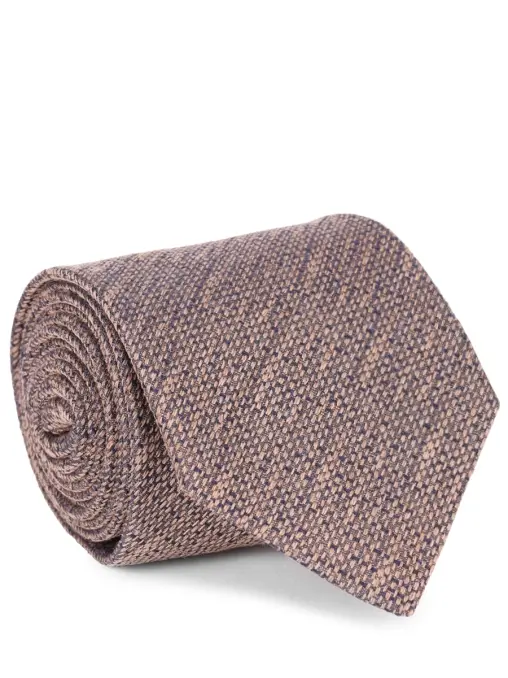Галстук из шелка и шерсти CANALI