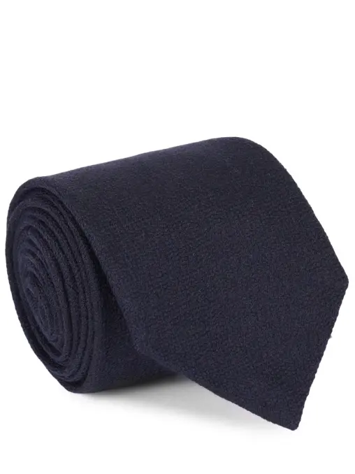Галстук из шелка и шерсти CANALI