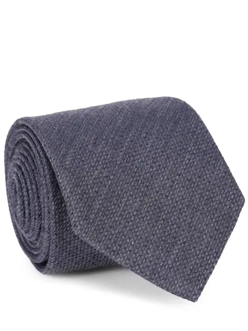 Галстук из шелка и шерсти CANALI