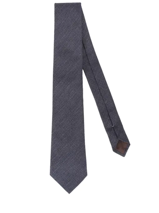 Галстук из шелка и шерсти CANALI