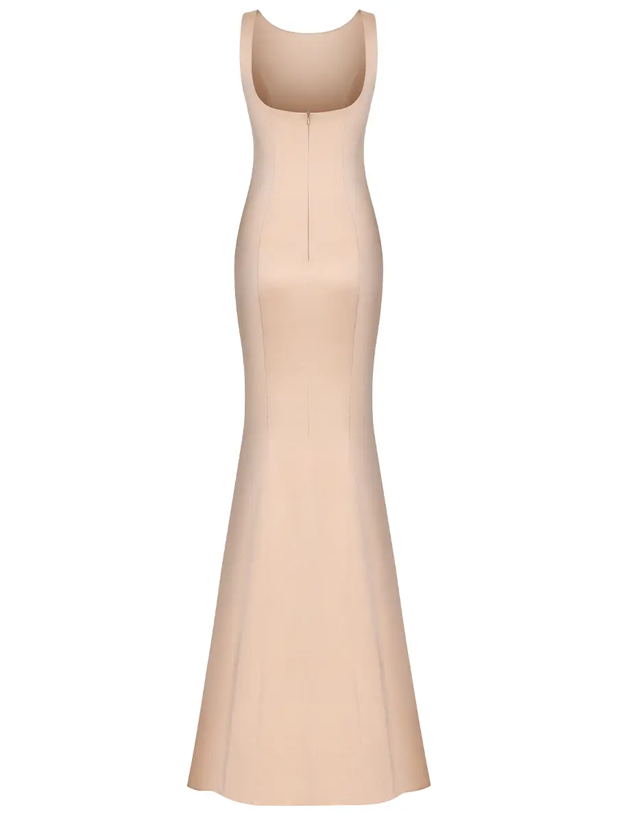 Платье атласное