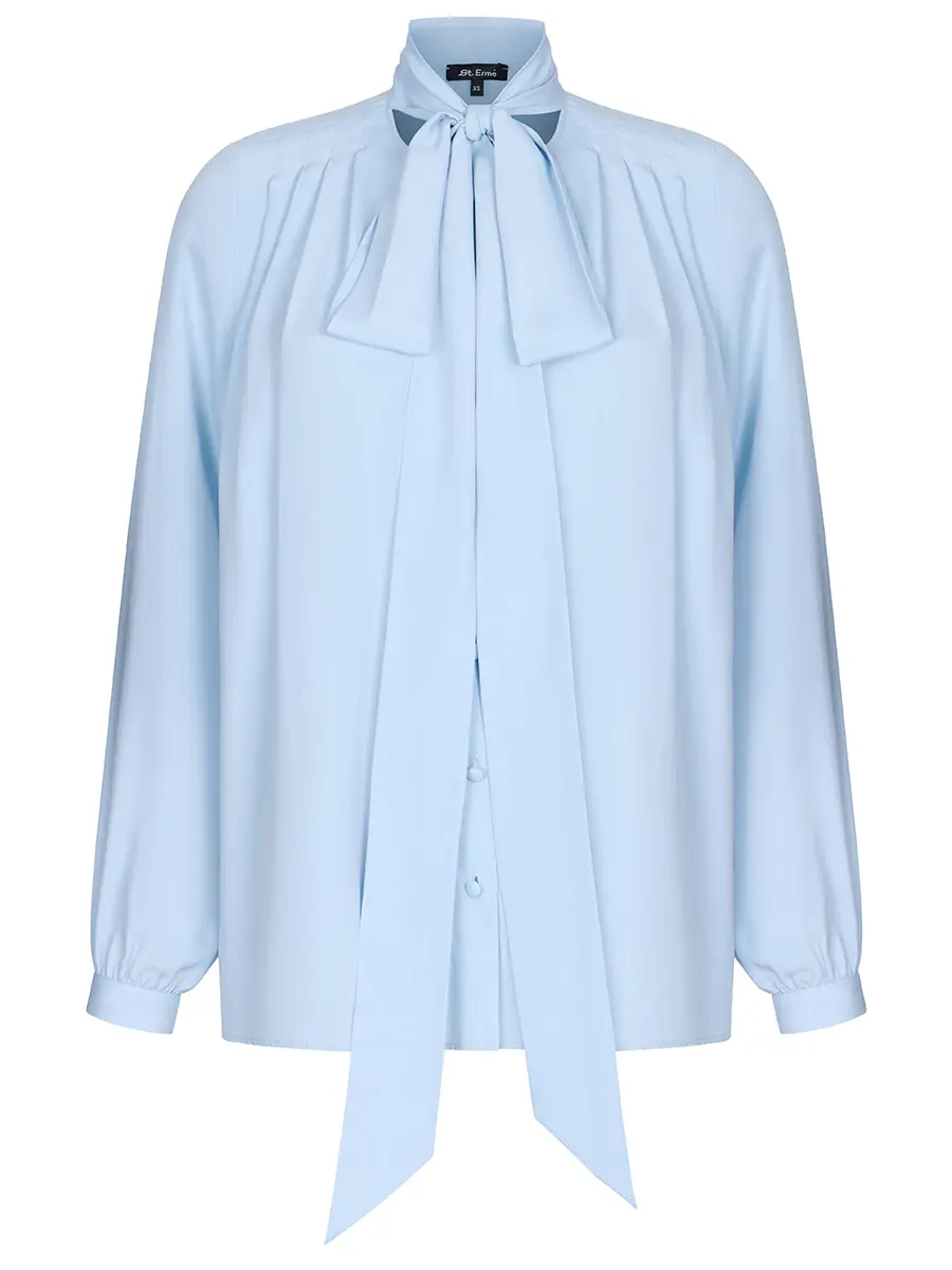 Блуза однотонная