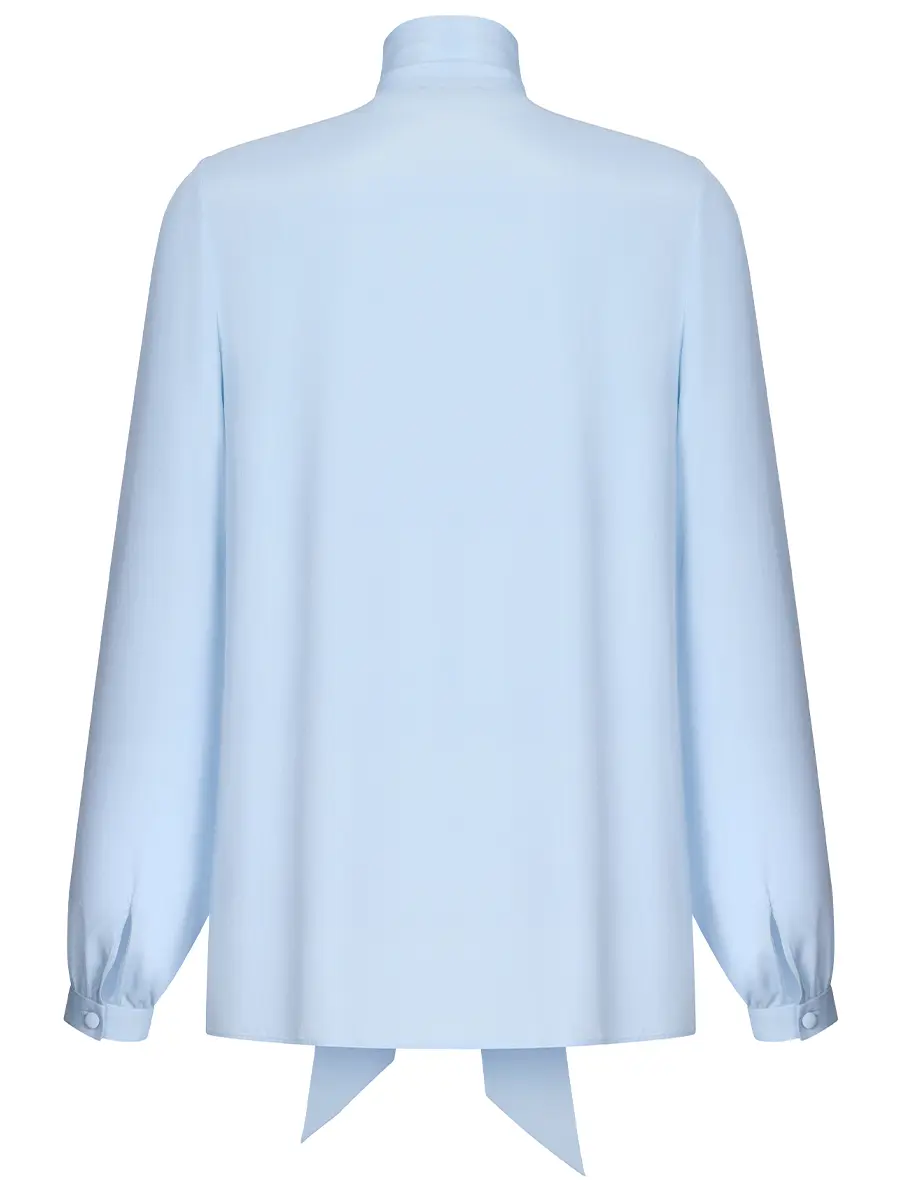 Блуза однотонная