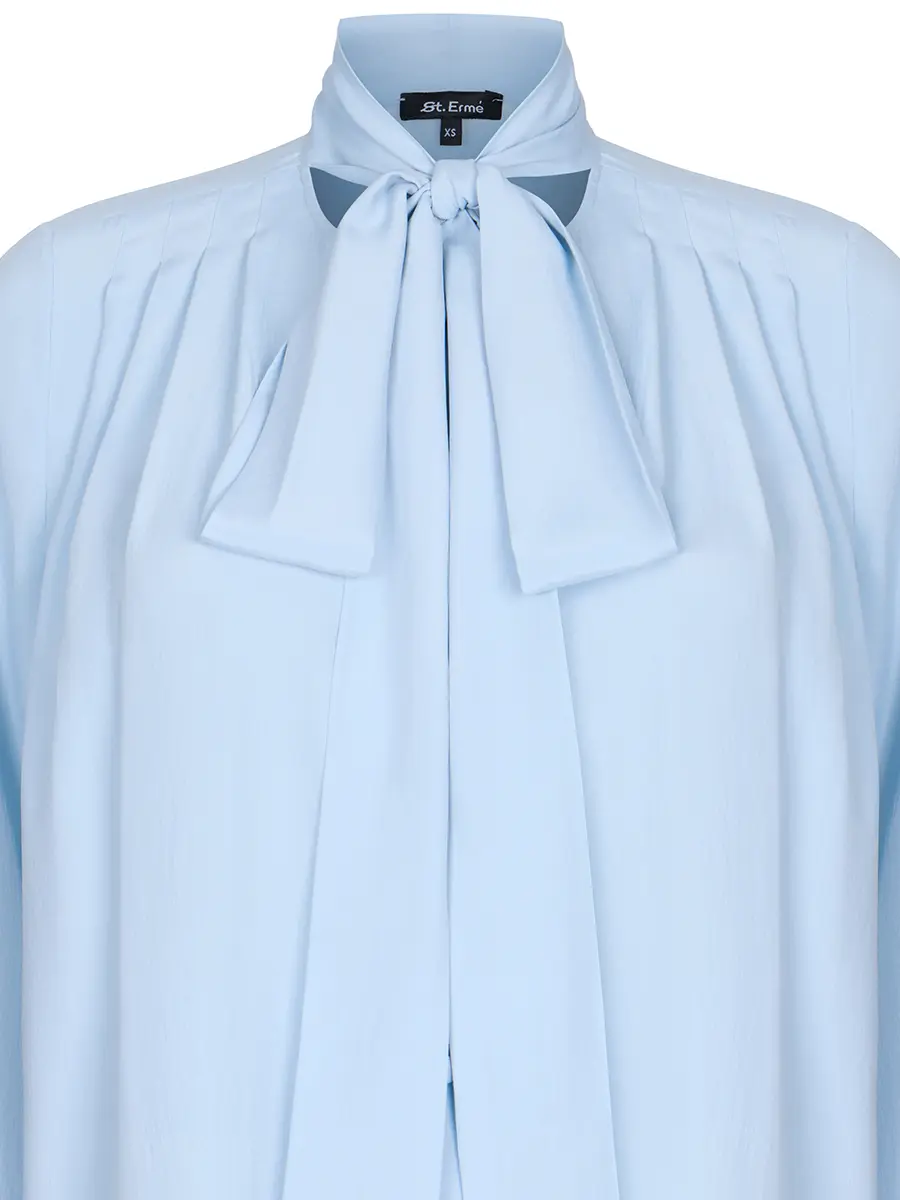 Блуза однотонная