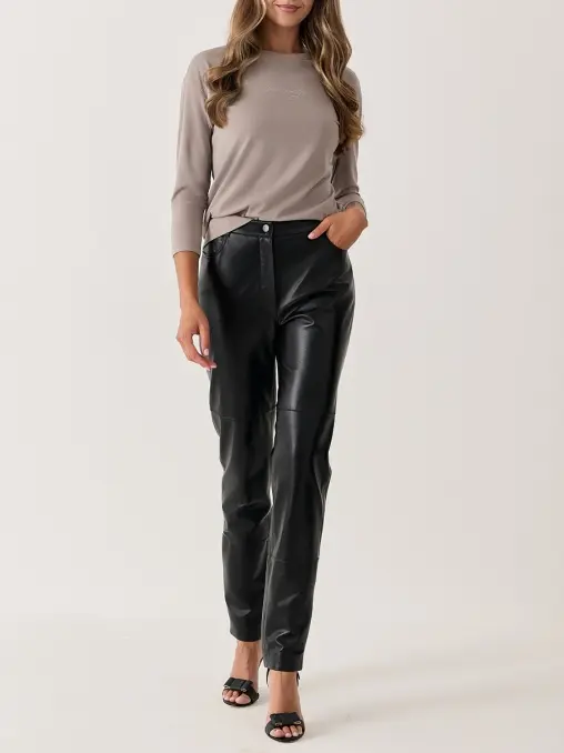 Брюки кожаные PERCE-NEIGE