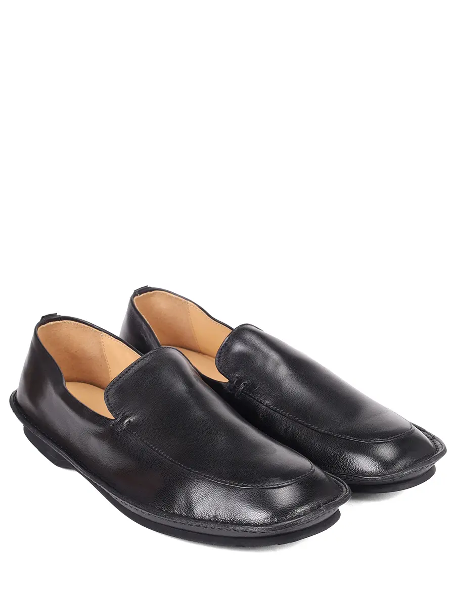 Лоферы кожаные