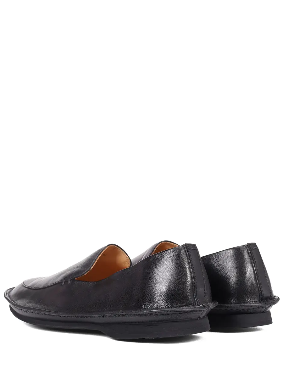 Лоферы кожаные