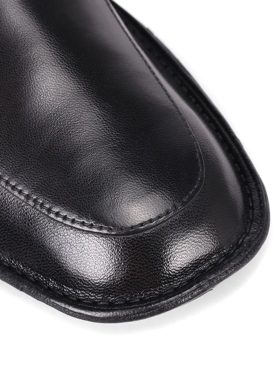 Лоферы кожаные