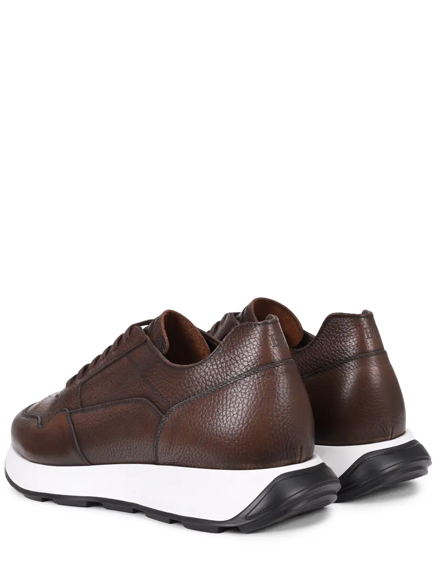 Кроссовки кожаные