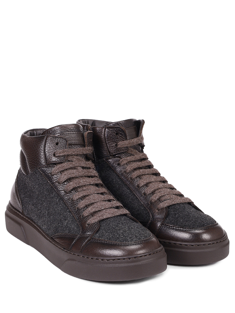 Кеды комбинированные на меху