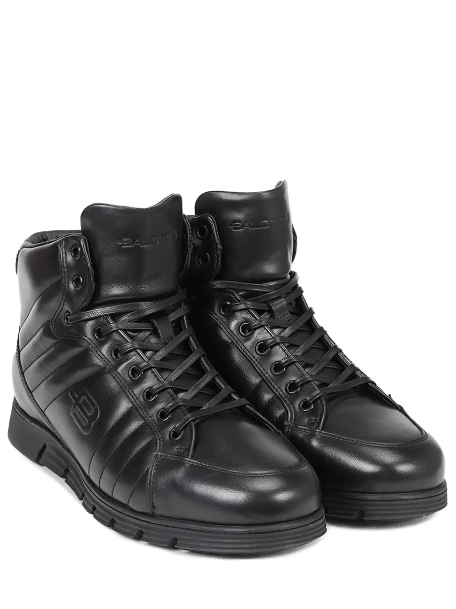 Кеды кожаные на меху