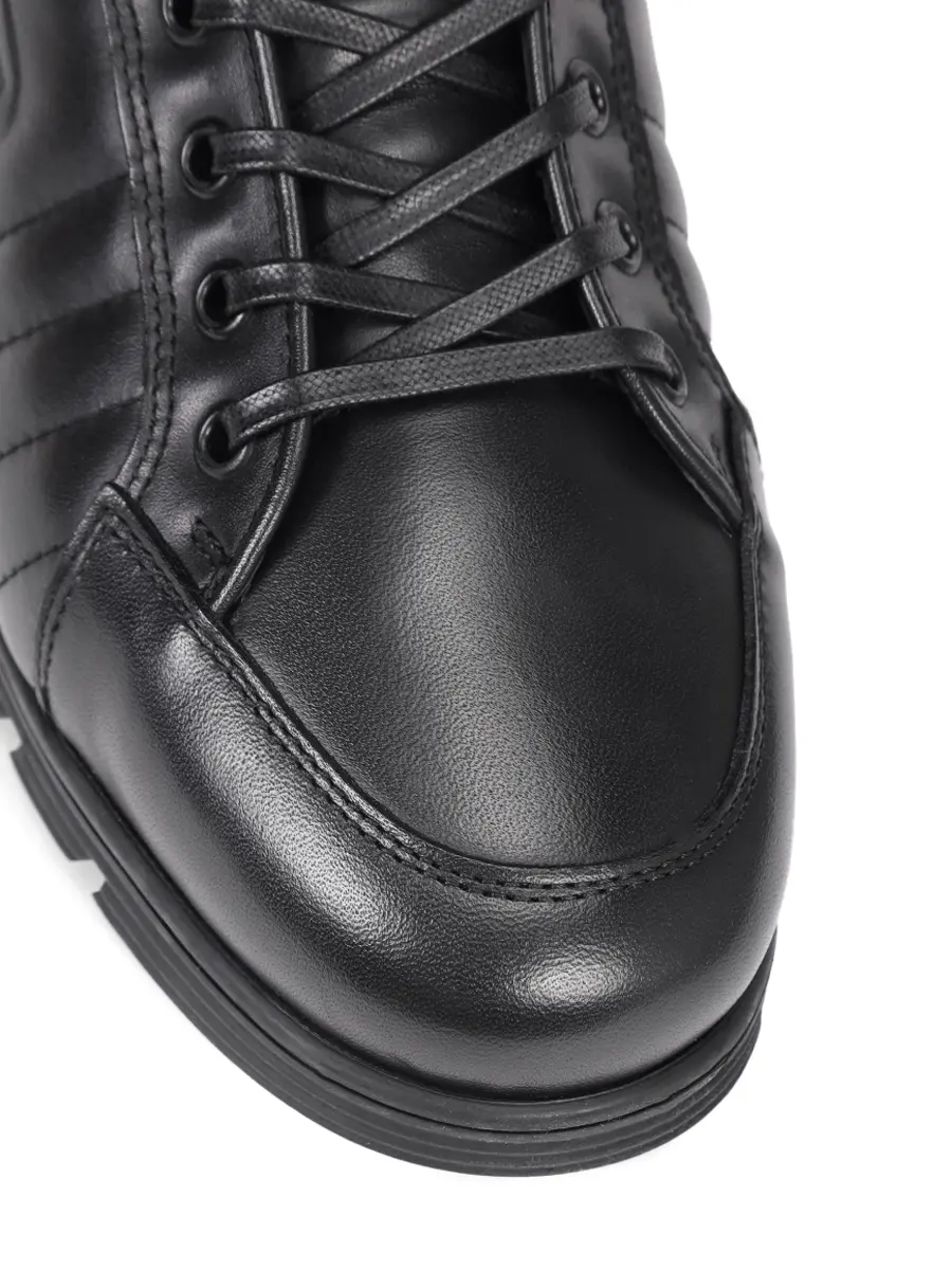 Кеды кожаные на меху