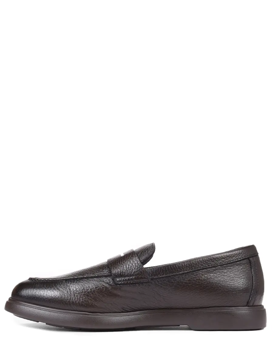 Лоферы кожаные на меху