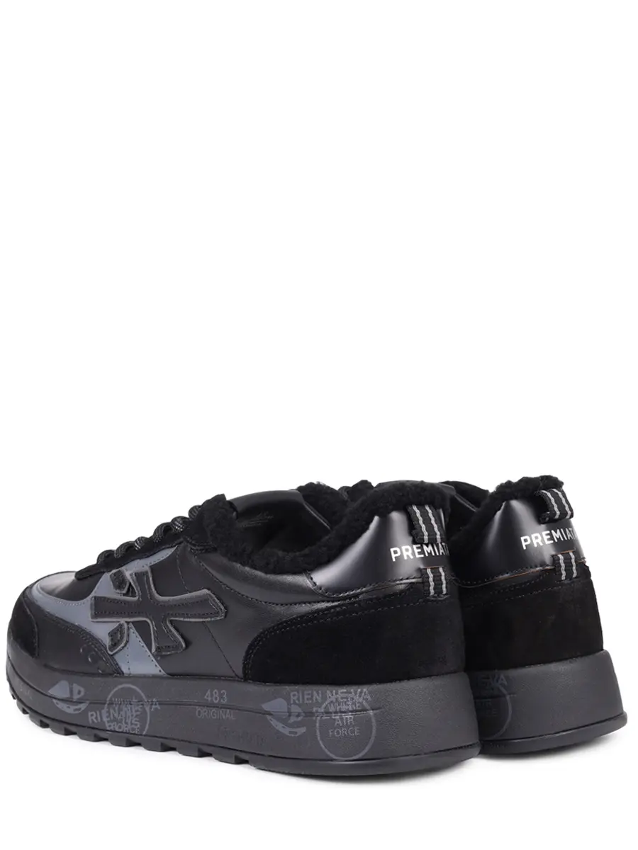 Кроссовки кимбинированные на меху