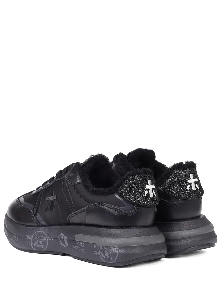 Кроссовки комбинированные на меху Cassie