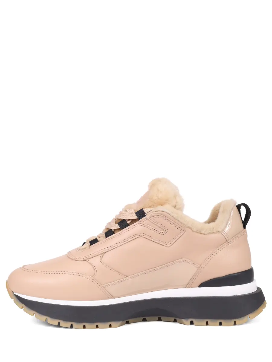 Кроссовки кожаные на меху