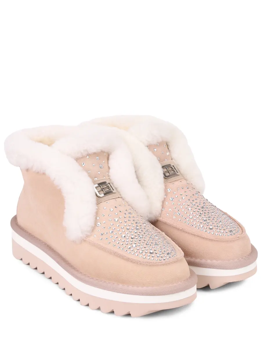 Лоферы замшевые