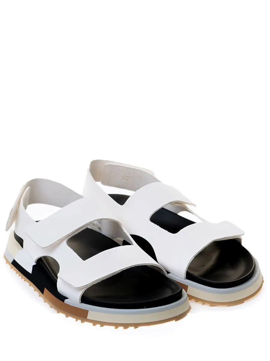 Сандалии кожаные