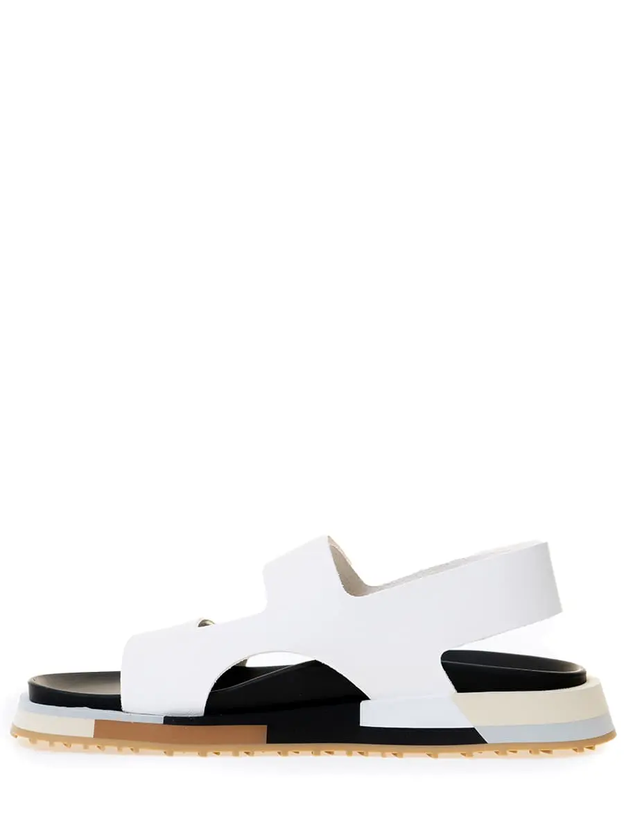 Сандалии кожаные