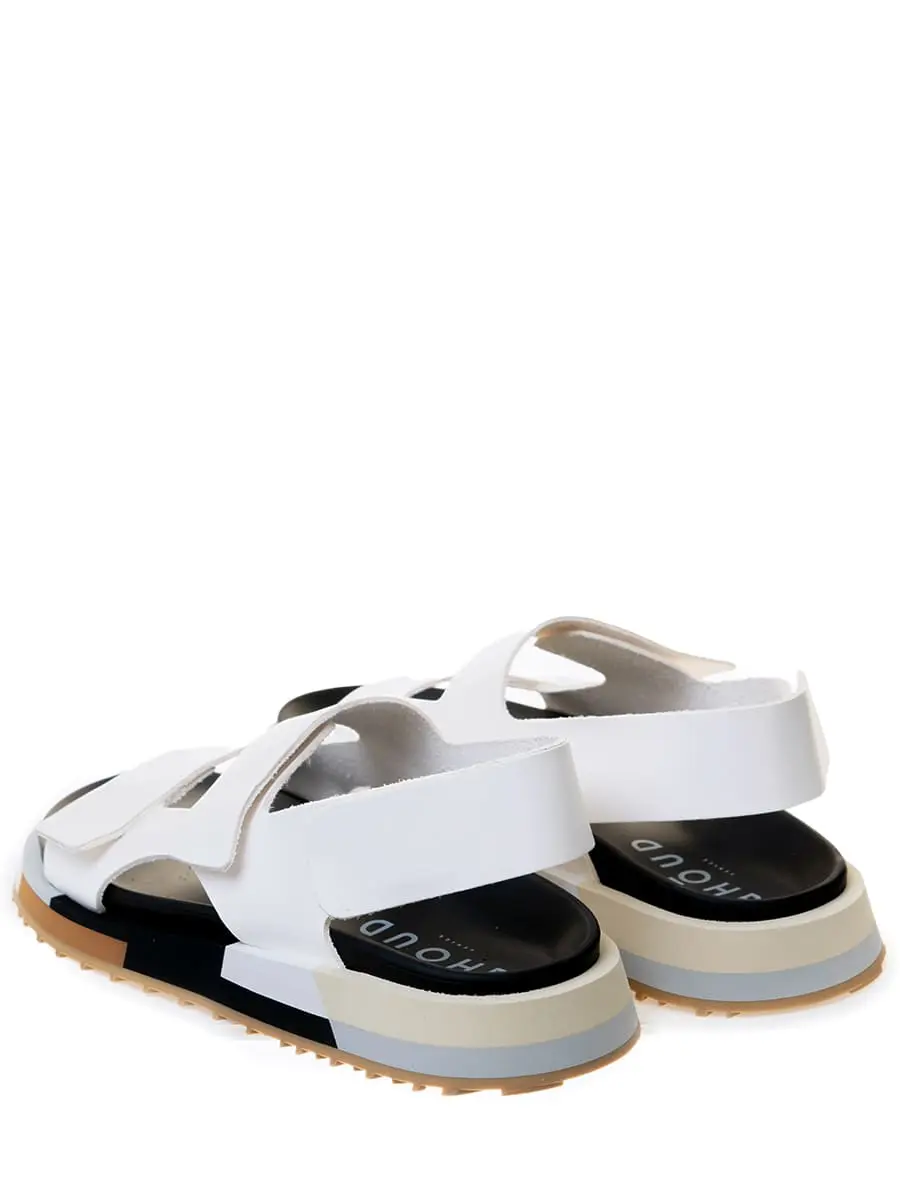 Сандалии кожаные