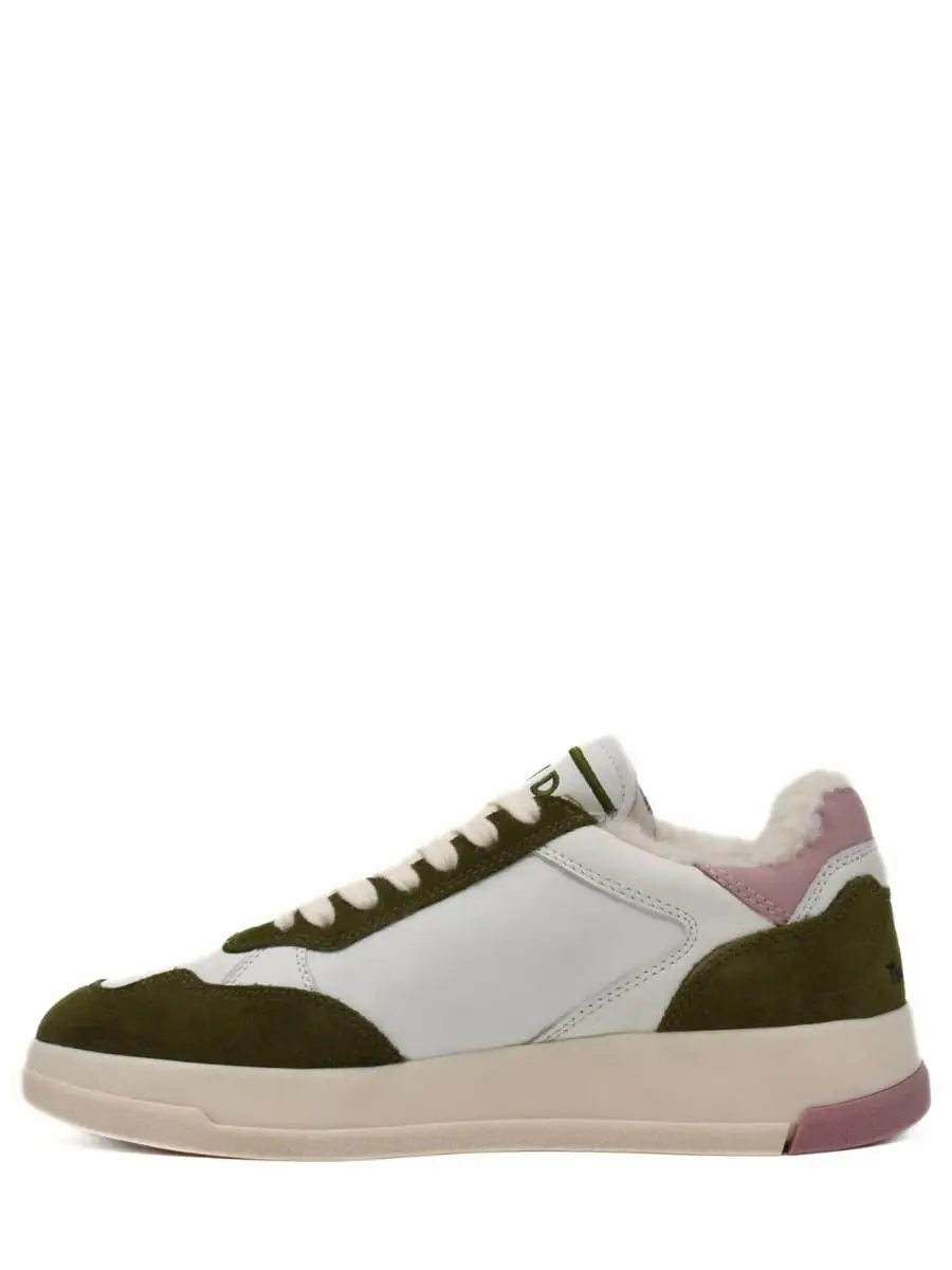 Кеды кожаные на меху