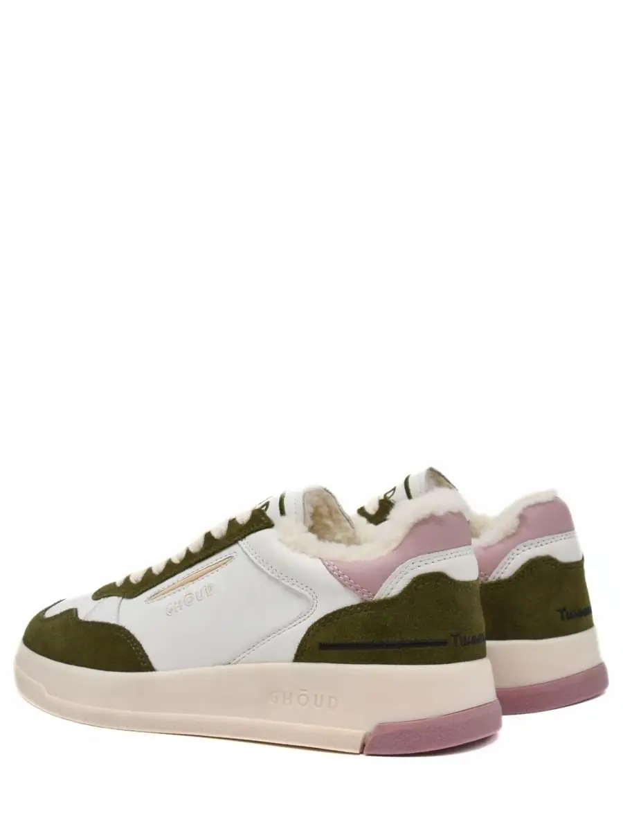 Кеды кожаные на меху