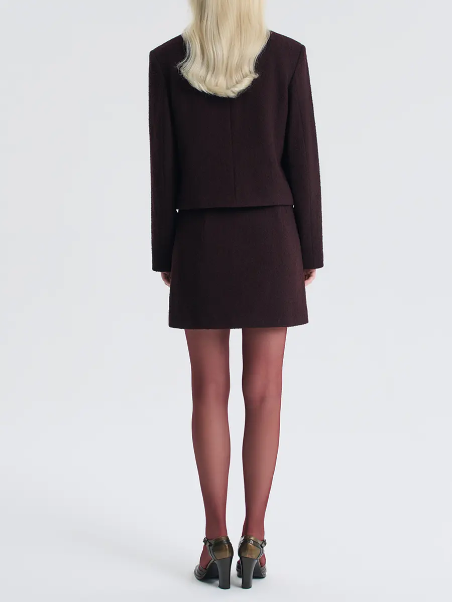 Кроп-жакет шерстяной Mon petit