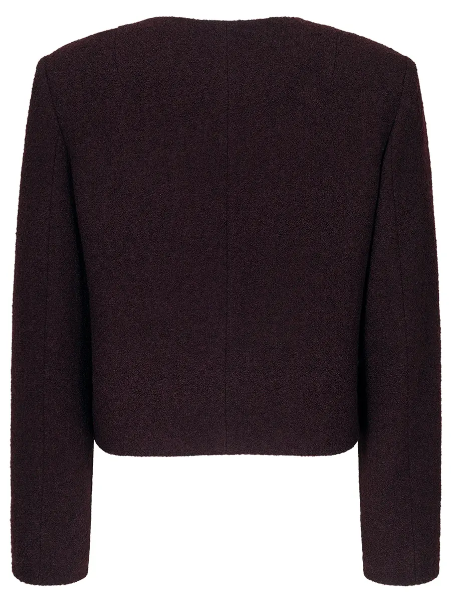 Кроп-жакет шерстяной Mon petit