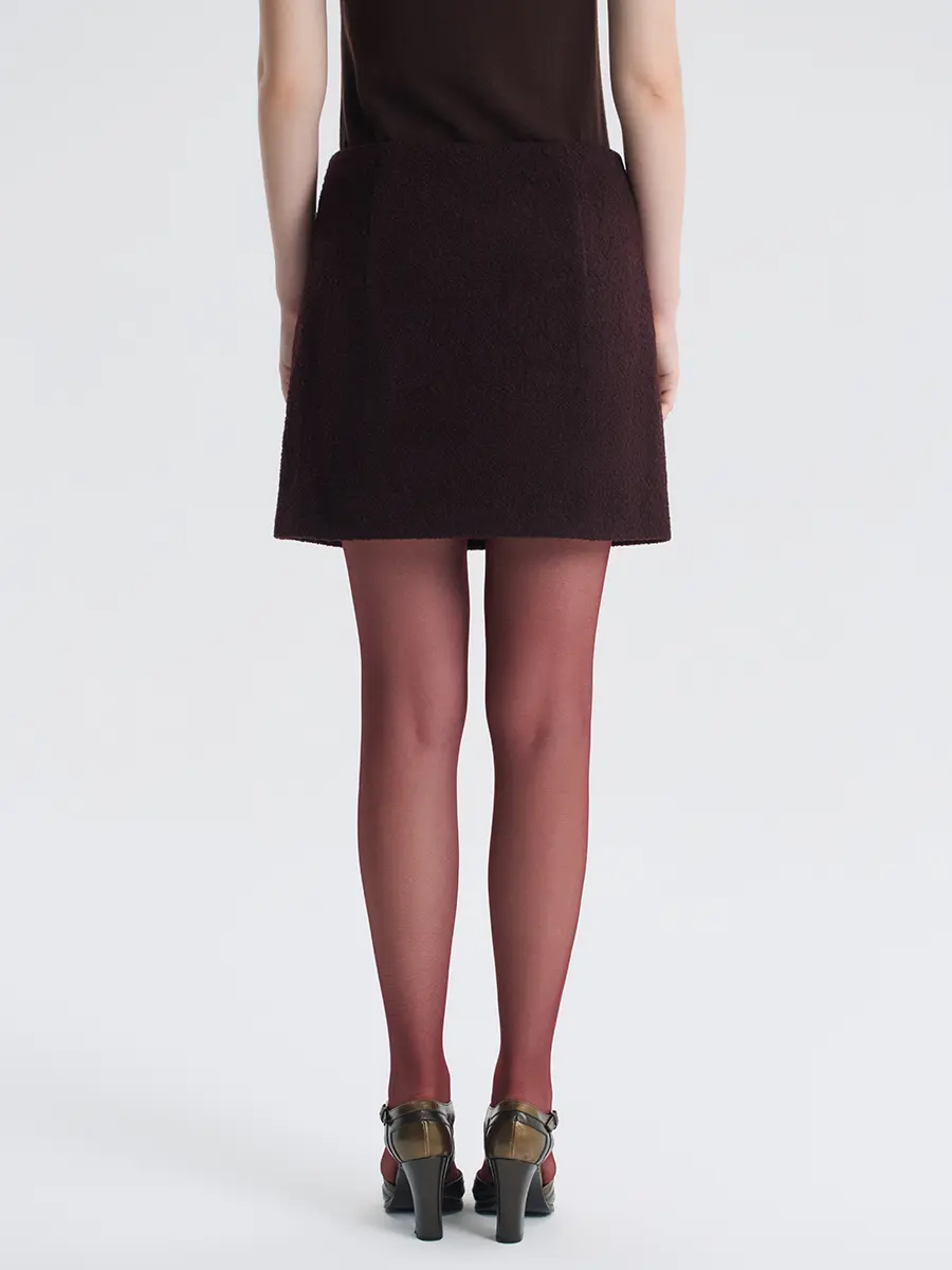 Мини-юбка шерстяная Babe