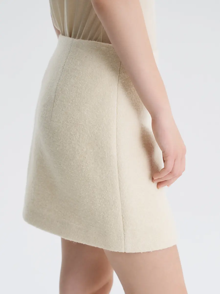 Мини-юбка однотонная Babe