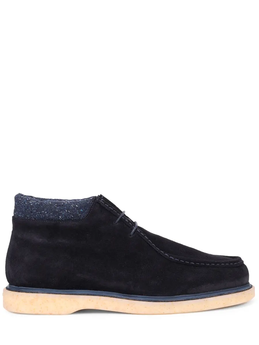 Ботинки замшевые