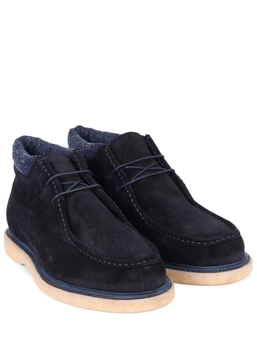 Ботинки замшевые