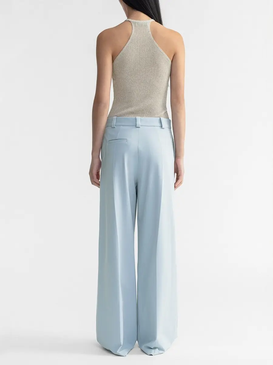 Брюки однотонные