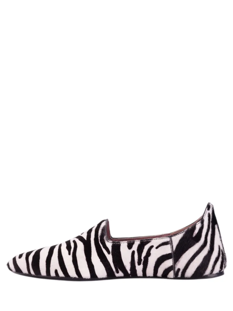 Балетки кожаные