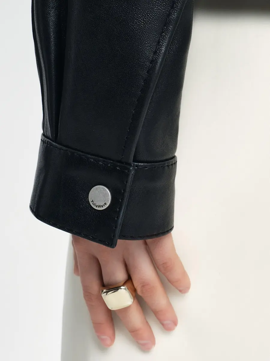 Куртка кожаная