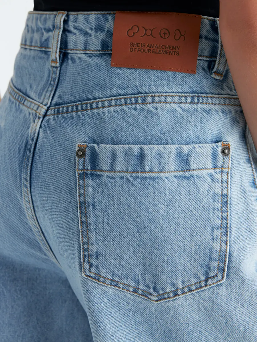 Джинсы хлопковые