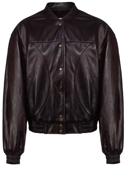 Бомбер кожаный YULIAWAVE